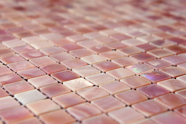 Siminetti Sorrento Rose Mother of Pearl mosaic tiles