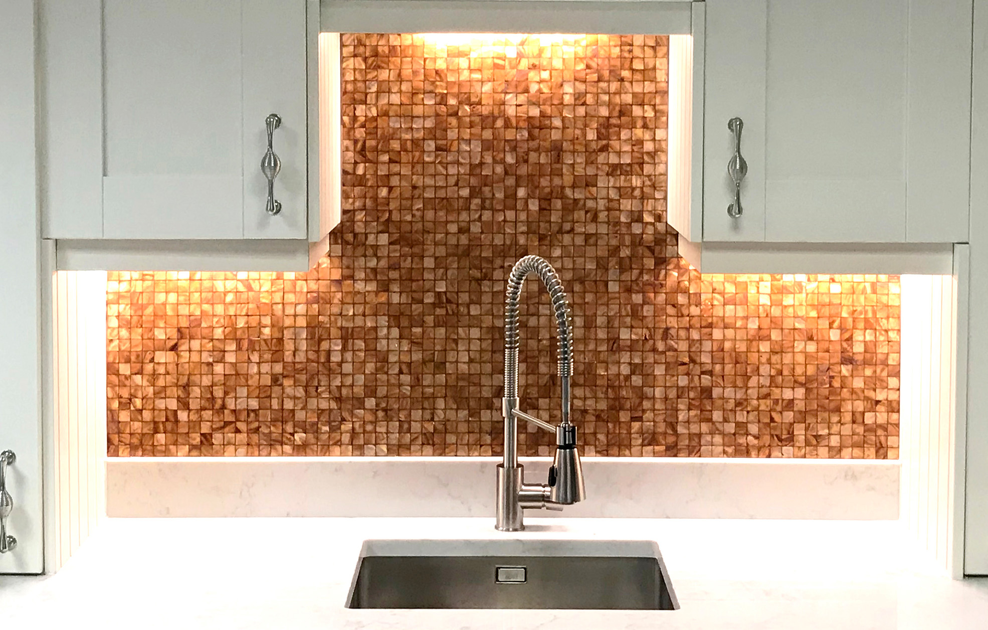 Copper Mosaic Tiles