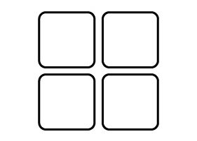 25mm Square