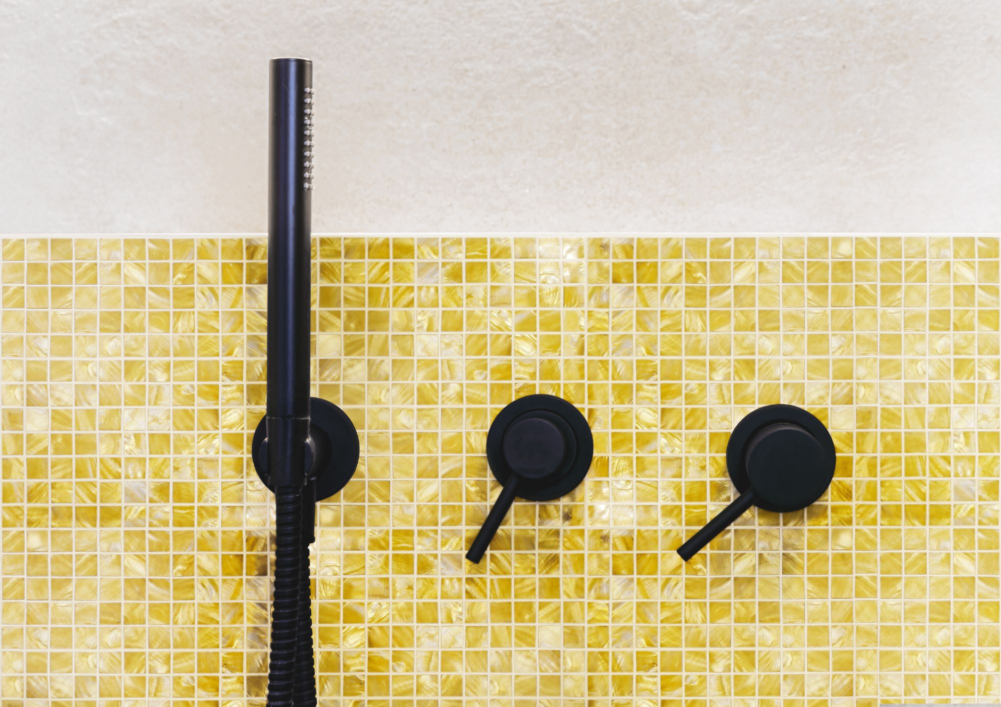 Summers Day Yellow Mosaic Tiles